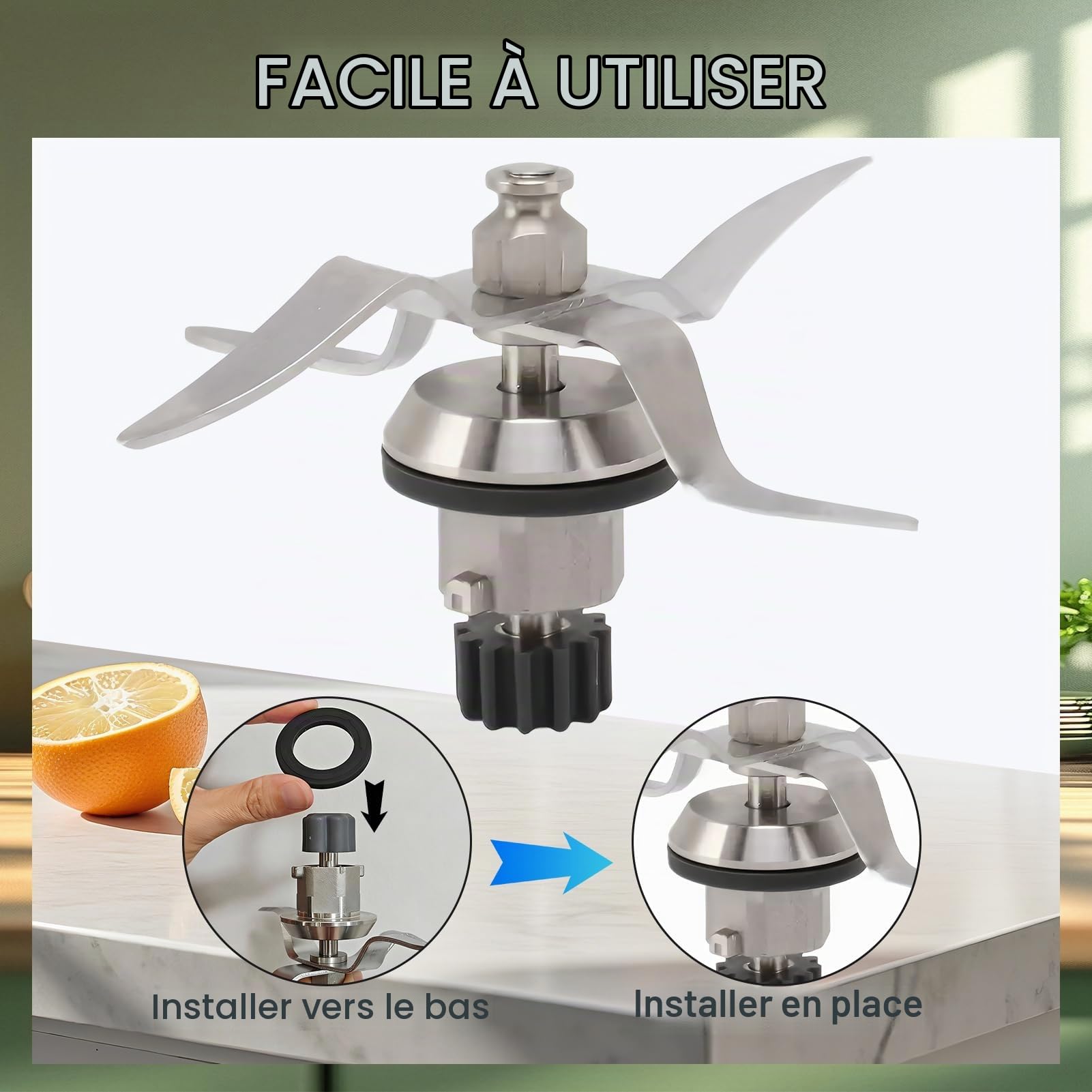 50mm Joints D'Étanchéité Pour Monsieur Cuisine Edition Plus/Connect/Smart | Joint Pour Couteau Lame Hachoir Pièces Détachées Robots Culinaires