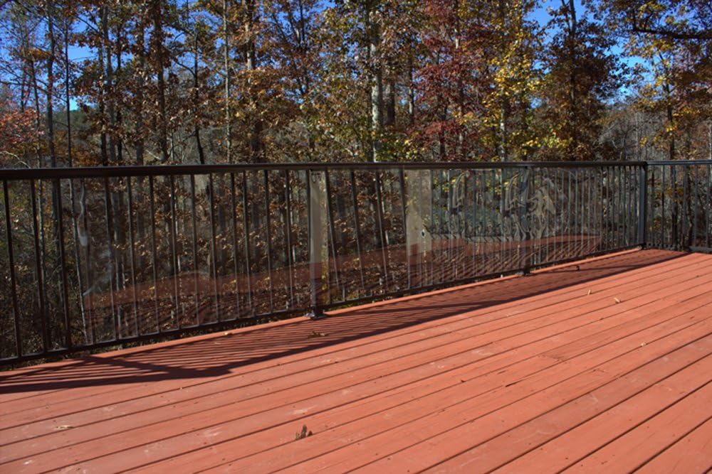 Cardinal Gates Outdoor Deck Shield for Pets, 15-Feet, Clear