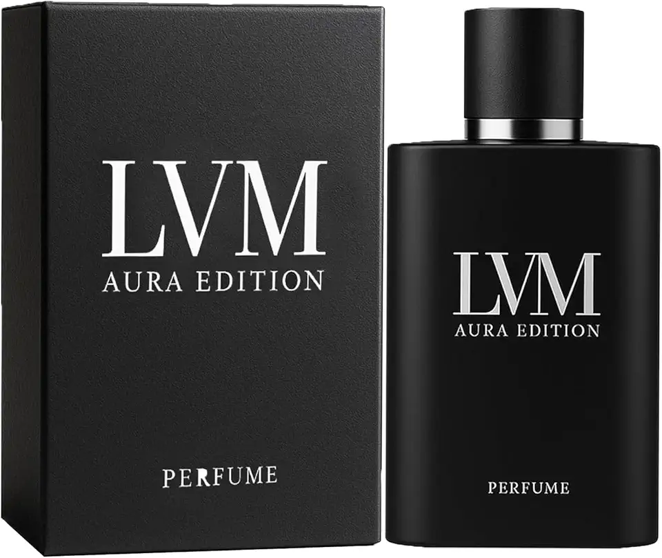 LVM AURA Cologne for Men, Pheromone Perfume, Enhance Social Attraction & Confidence, Fresh, Woody, & Fragrance, Long-Lasting 50ML (1pcs)
