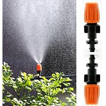 50 Pcs Garden Irrigation Micro Flow Dripper,Sprinklers Emitter System Adjustable Micro Drip Head for Watering System50Pcs