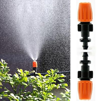 50 Pcs Garden Irrigation Micro Flow Dripper,Sprinklers Emitter System Adjustable Micro Drip Head for Watering System(50Pcs)
