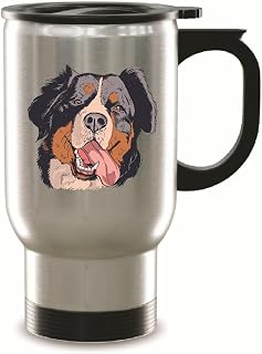 Cute Bernese Mountain Dog Graphic Gifts for Pet Lovers 14oz Steinless Steel Travel Mug
