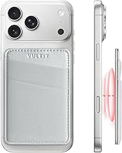 VULKIT Magsafe Wallet Compatible with iPhone 15/14/13/12 Series, Stretchy Lycra RFID Card Holder with MagSafe Magnet