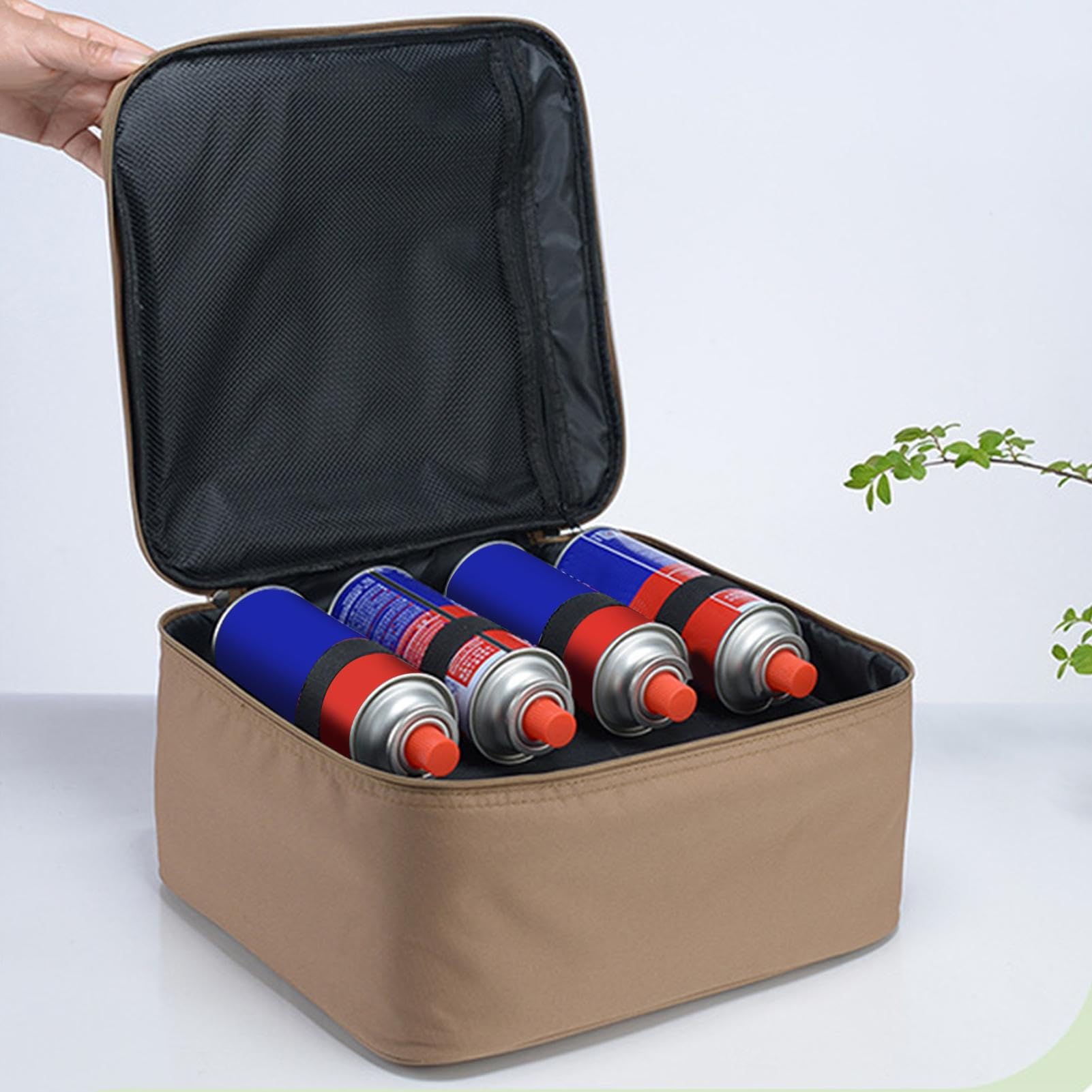 Transporttasche für Campingkocher, Tasche für Campingkocher, Transporttasche, Aufbewahrungstasche für Campingkocher – tragbare Tragetasche für Pfannenbrenner, Tragetasche in T-Form