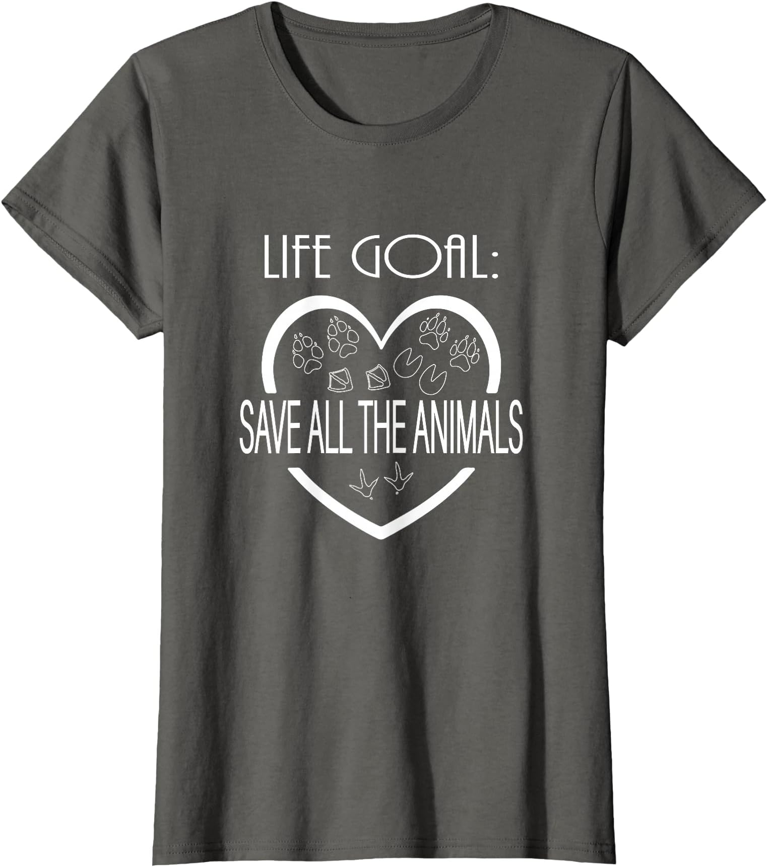 Life Goal Save All The Animals, Wildlife Rescue, Animal Love T-Shirt