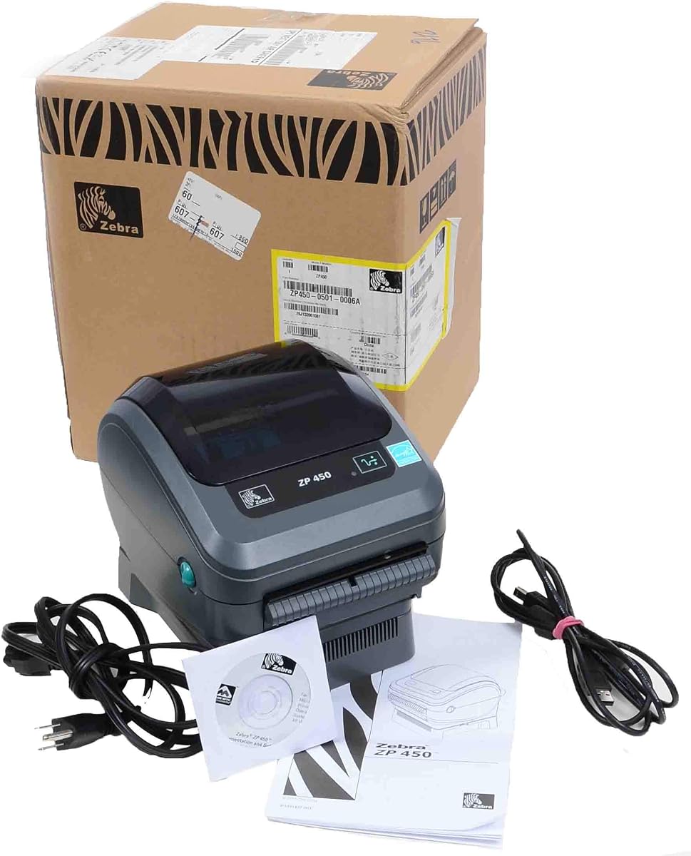 Zebra ZP450-0501-0006A CTP Impresora de etiquetas térmica directa de alta velocidad (renovada)