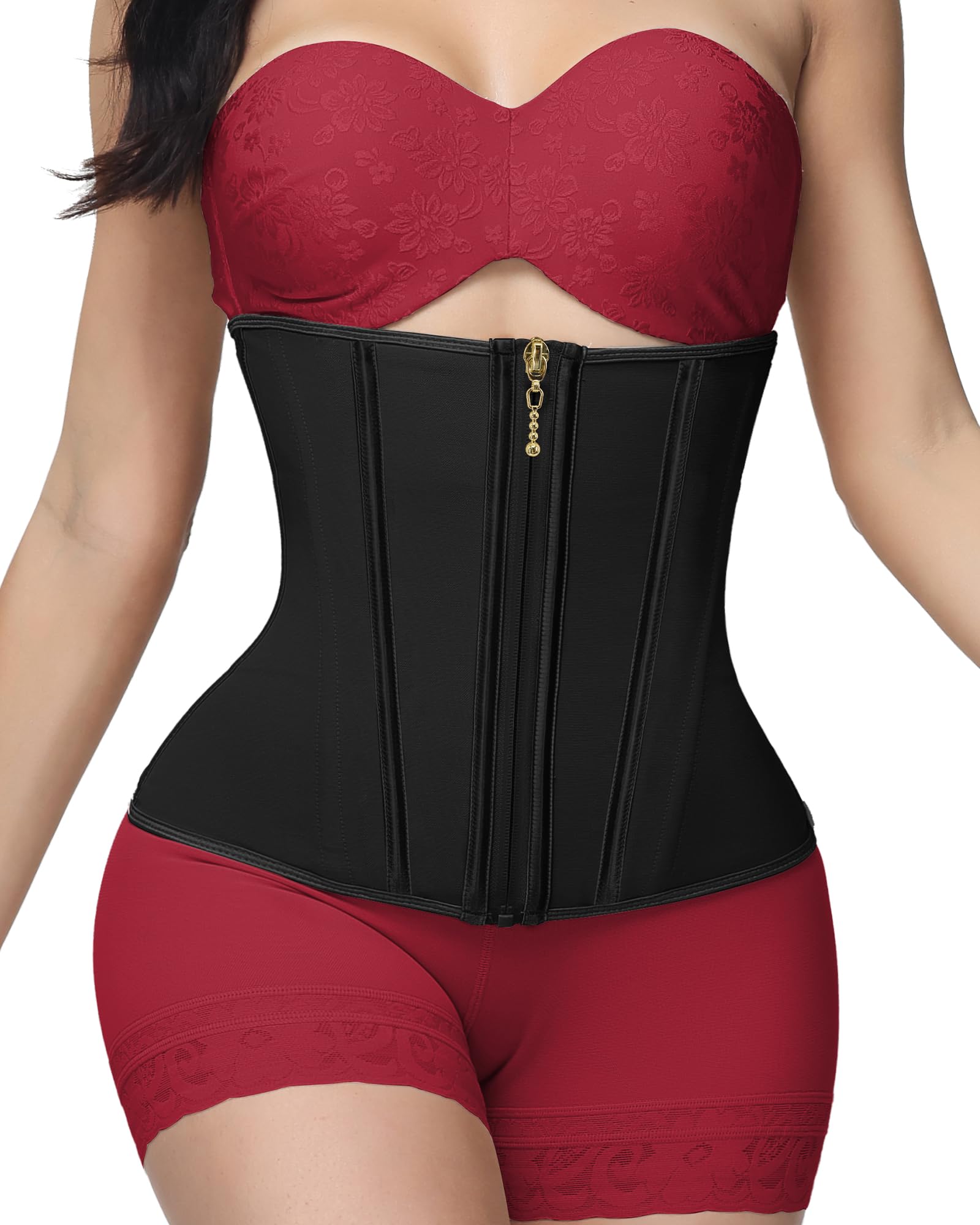 SHAPSHE Entrenador de cintura para mujer, con control de abdomen, moldeador de cuerpo deportivo con reloj de arena