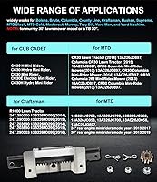Vista 2 de 753-11064B CR12 Kit de servicio de dirección para cortacésped Kit de estante de dirección para Cub Cadet CC30 CC30H CC30E Hydro Mini Riders/MTD