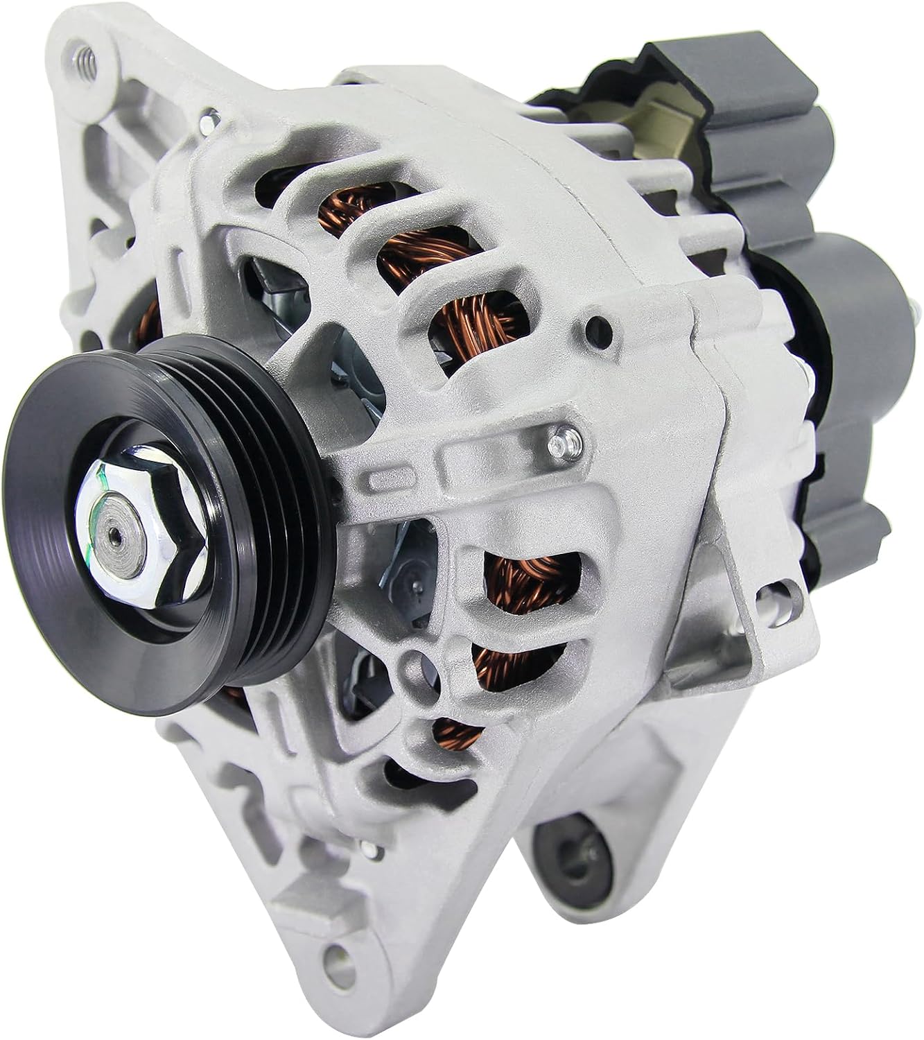 Alternator Replacement New For 2003-2007 Hyundai Accent 1.6, 2005-2009 Kia Spectra Sportage 2.0,2006-2009 Kia Rio 1.6, 2004 Tiburon L4 2.0L,03 04 05 06 07 08 09 2008 400-40030 37300-22650 A0002655023