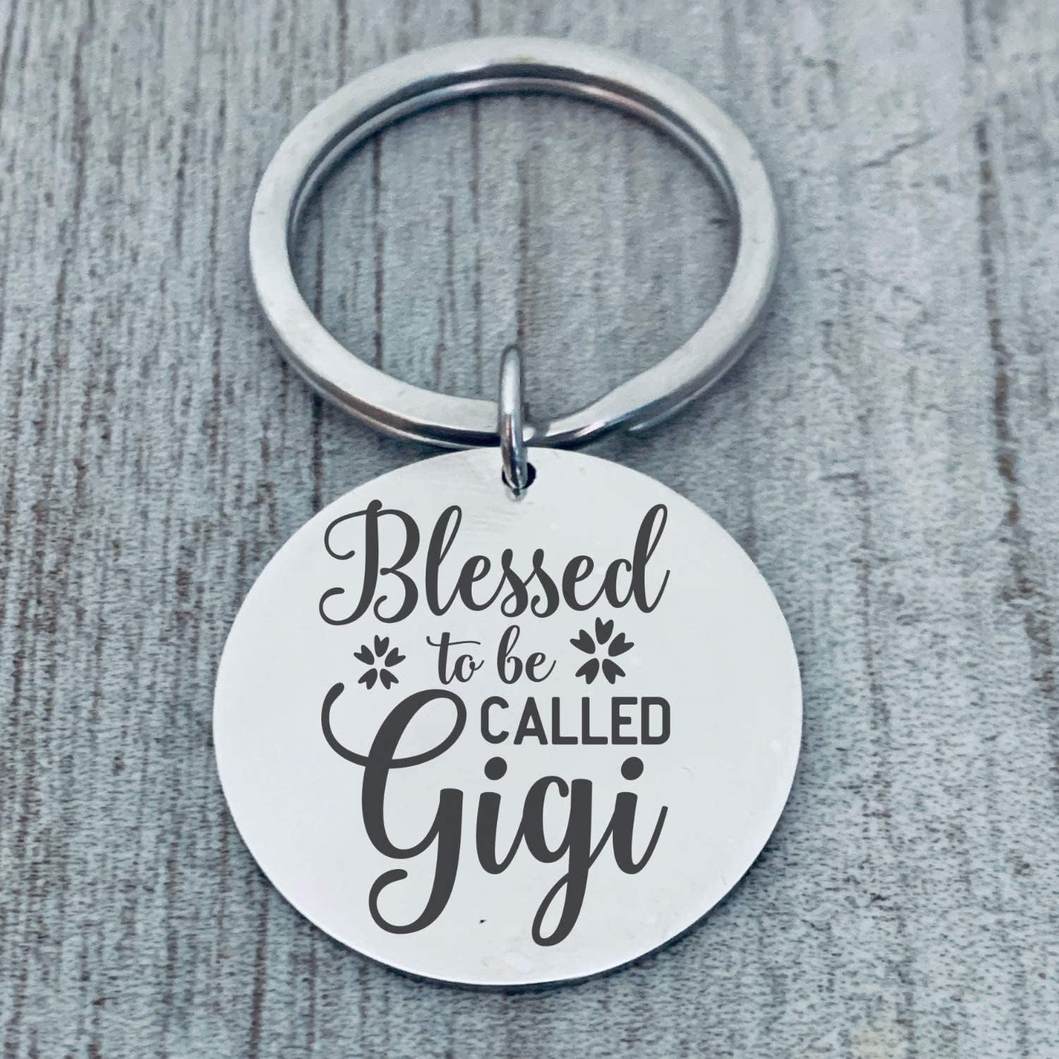 Gigi Keychain, Stainless Steel Blessed to Be Called Gigi Key chain, Gigi Gift, Grandma Jewelry Makes Great Grandma Gifts - Image 2
