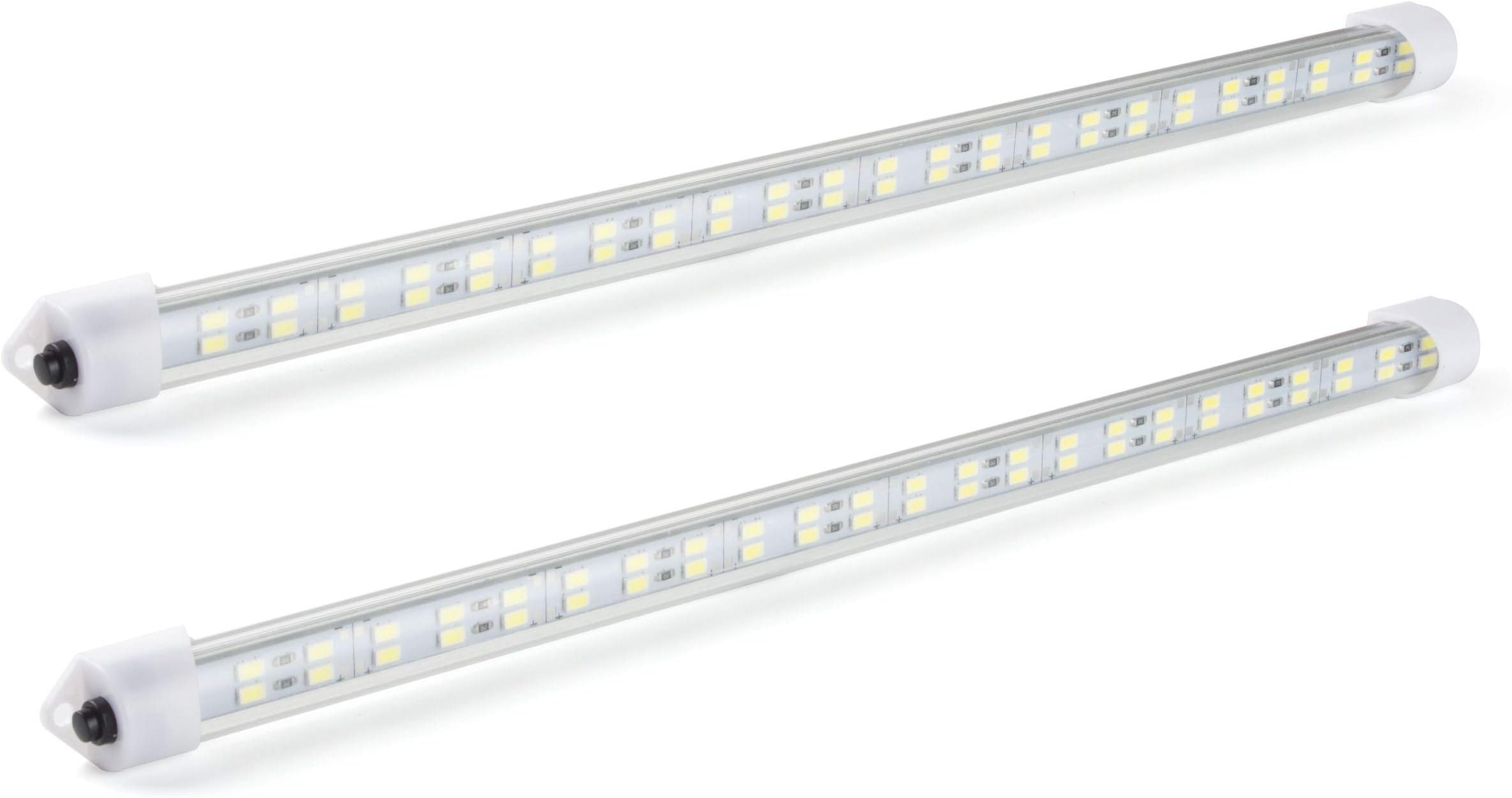 tento Lighting Low Voltage 13.5 Inch RV Boat Car Van Interior Automotive Decorative Lighting Strip LED Light Bar, Warm White, 12v (3000k) (2/Pack)