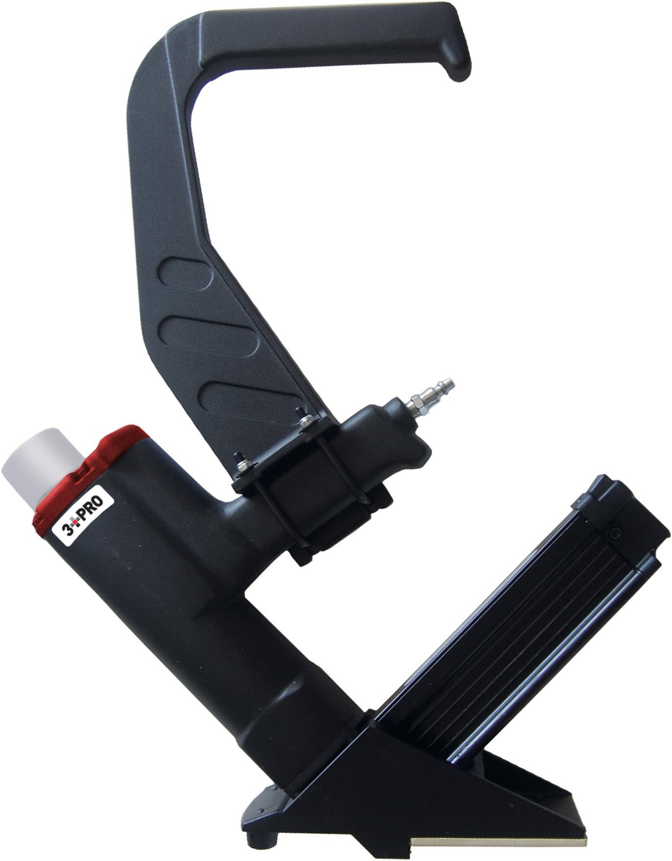 3 PRO FSN50P 15-Gauge Flooring Combination Cleat/Stapler, 1 1/2-2-Inch Long, Black/Red