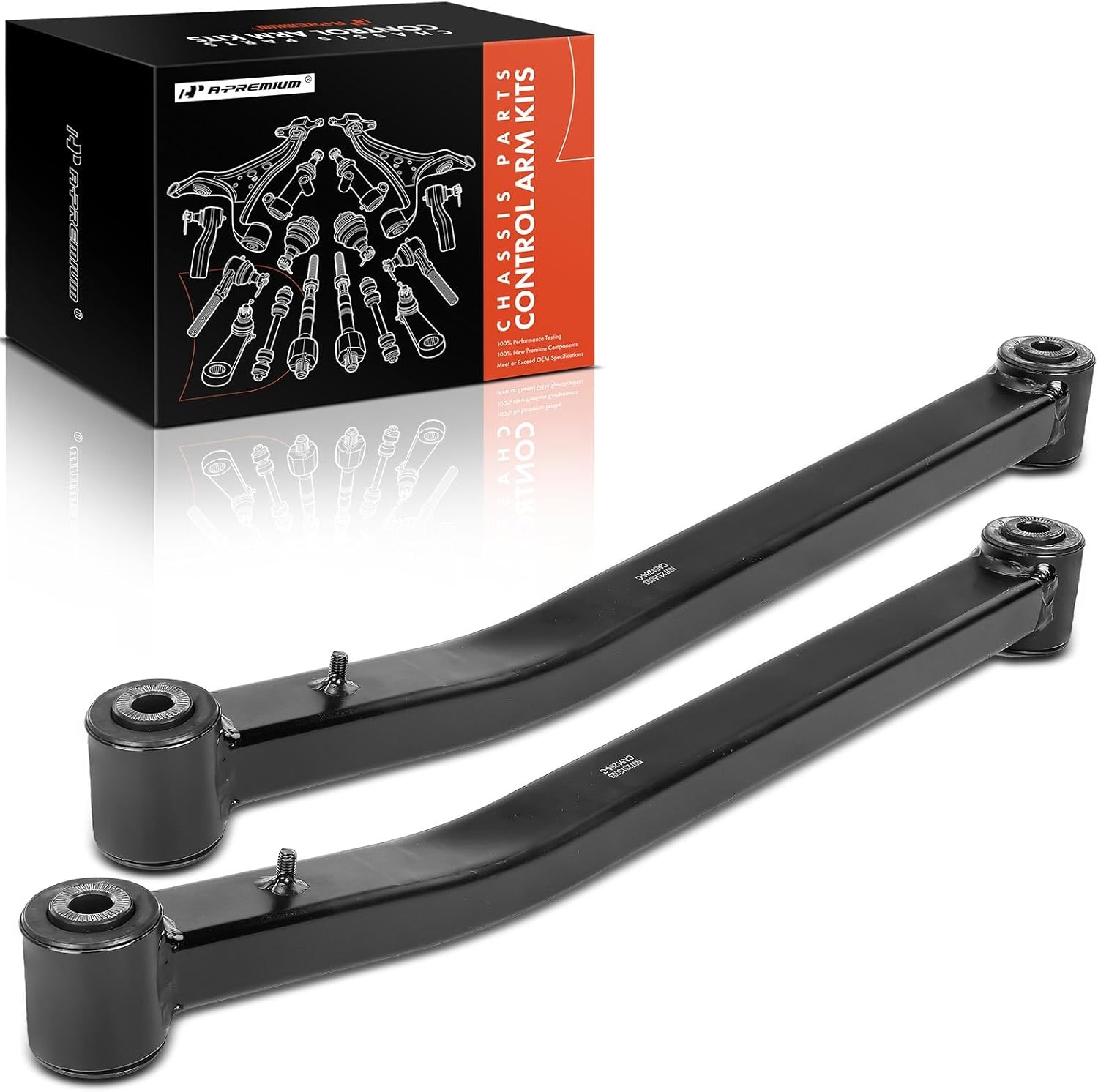 A-Premium 2 x Front Lower Control Arms, with Bushing, Compatible with Jeep JL Series Wrangler 2018-2022, JT Series Gladiator 2020-2022