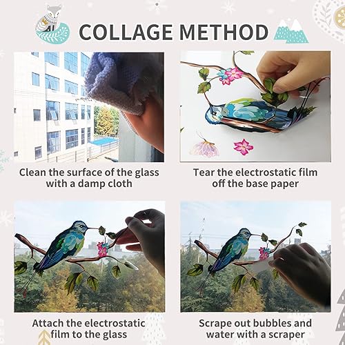 Miniatura 7 de 86 calcomanías de mariposa de resorte para ventana, calcomanías anticolisión, calcomanías de doble cara para evitar golpes de pájaros en el vidrio,