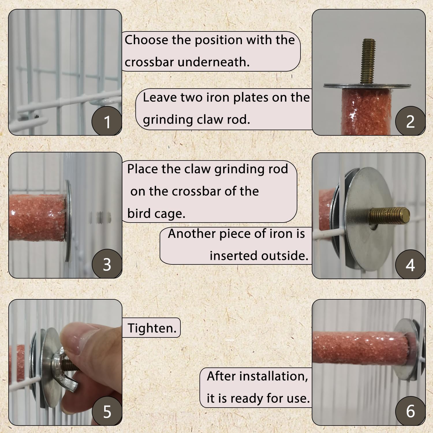 IBWell Juego de 3 comederos y bebederos automáticos para jaula de pájaros, dispensador de agua para loros, semillas de pájaros y loros, percha para loros para jaulas