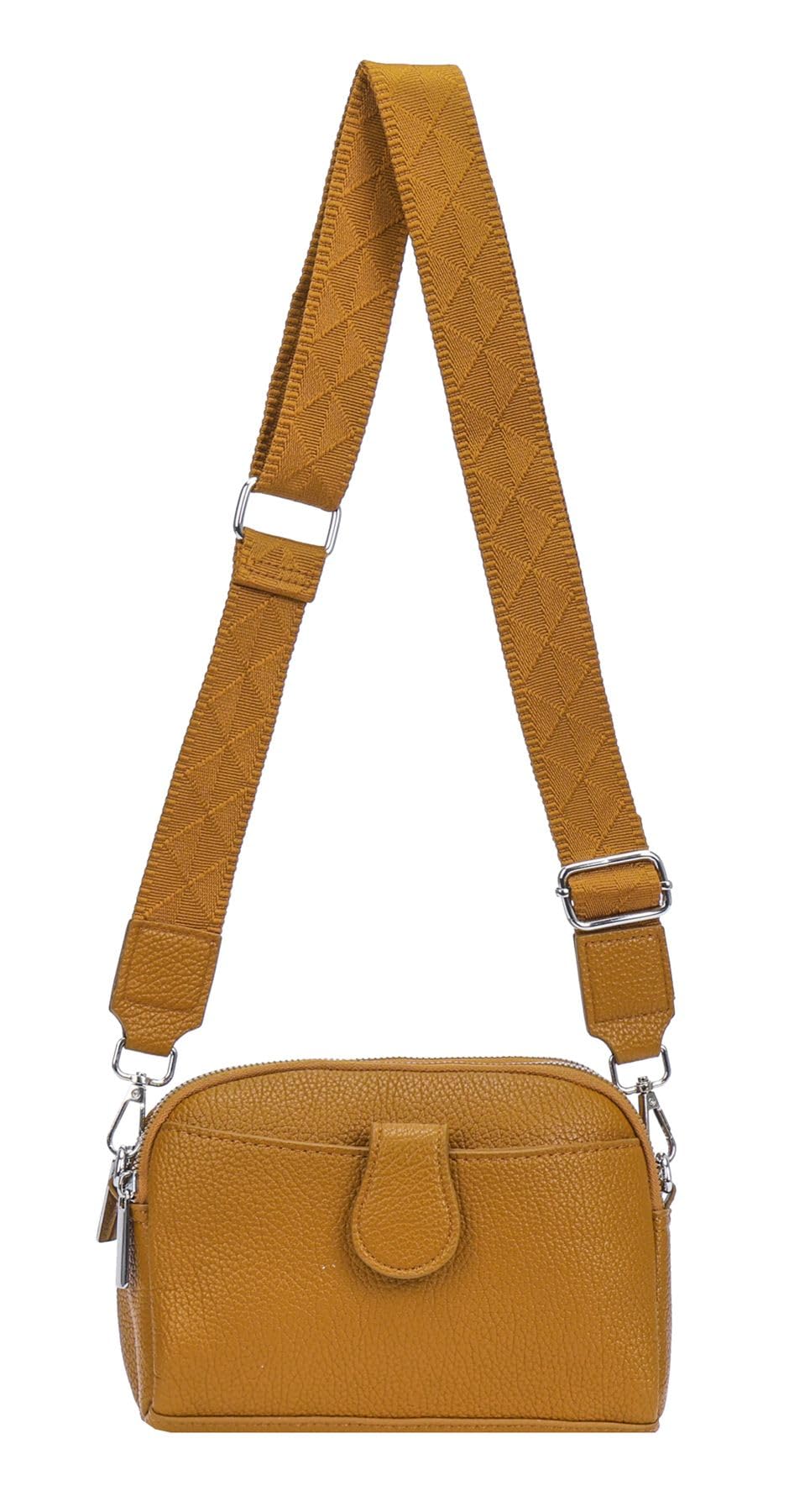 ITALYSHOP24 Schultertasche Damen Tasche Umhängetasche Handytasche Abendtasche