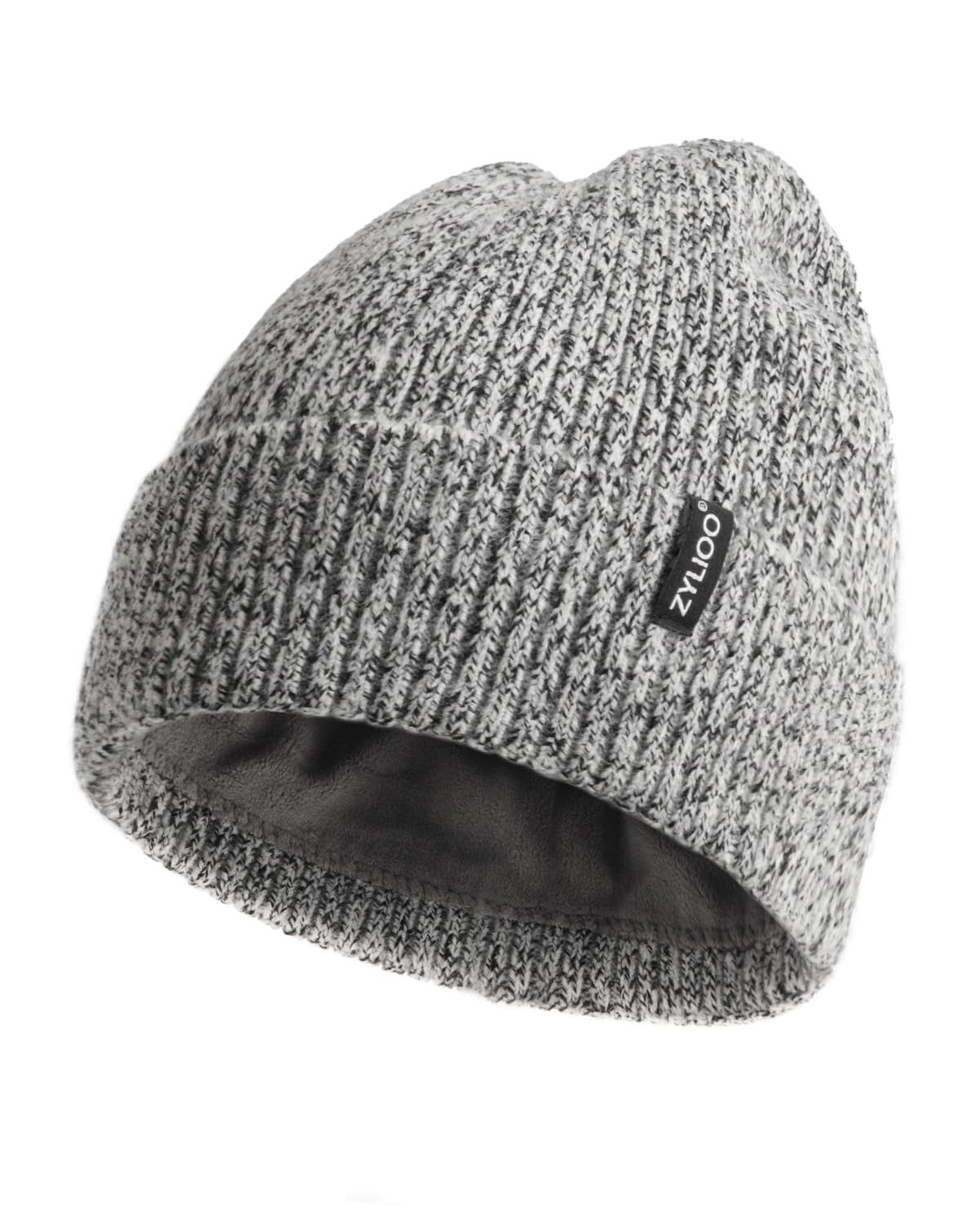 Zylioo Plus Size Fleece Lined Beanie