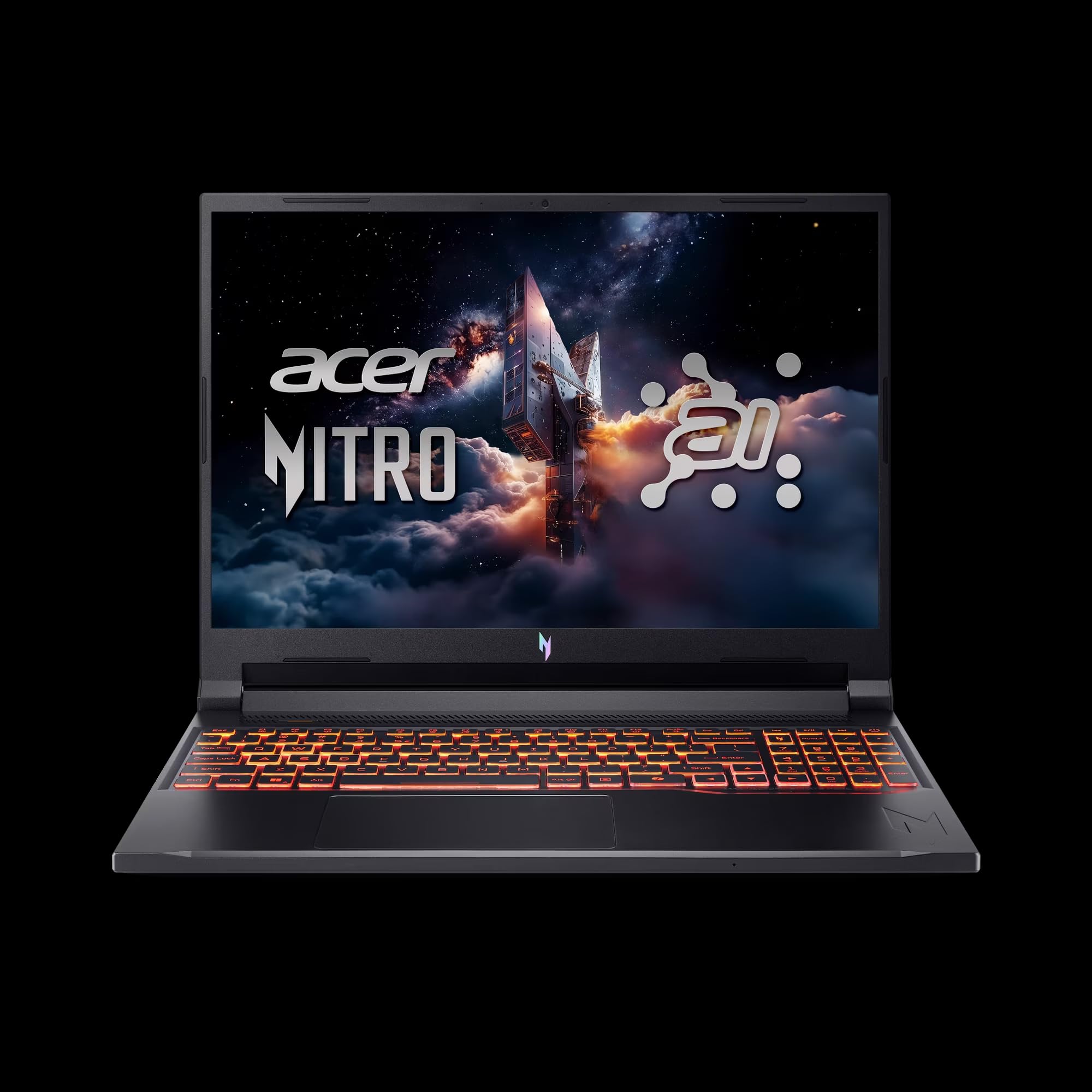 acer Nitro V 16 AI WUXGA (1920 x 1200) IPS 180Hz Gaming Laptop AI PC, AMD Ryzen 5 240 Processor, NVIDIA GeForce RTX 5050 8GB GDDR7 VRAM, 16GB RAM, 512GB SSD, (16