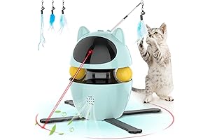 Interactive Robotic Cat Toy for Seniors: Joyful Companionship and Exercise