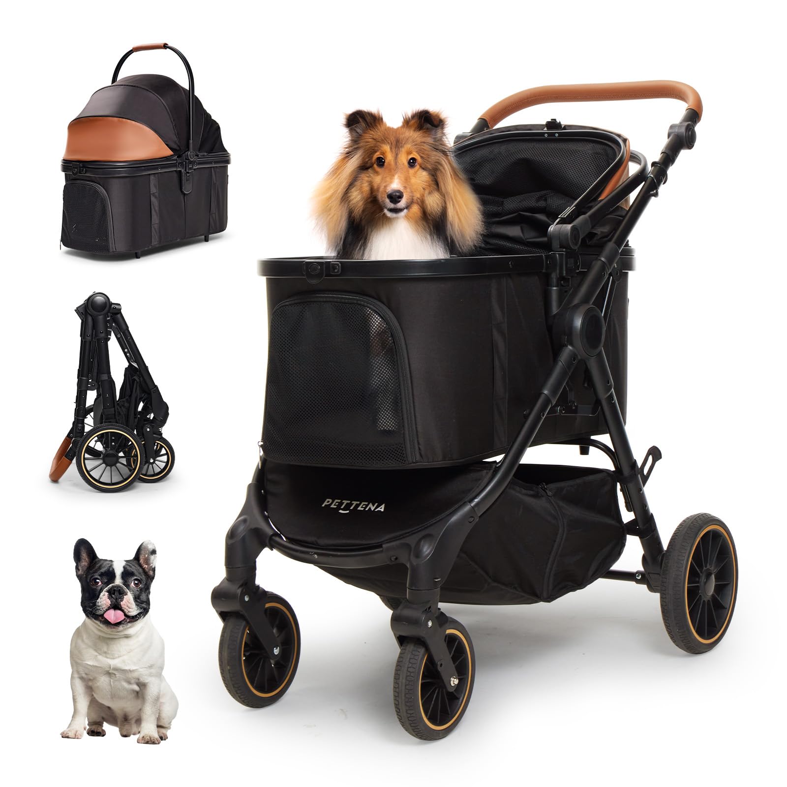 Amazon.co.jp: 【中型犬専用】PETTENA ペットカート 中型犬 犬カート