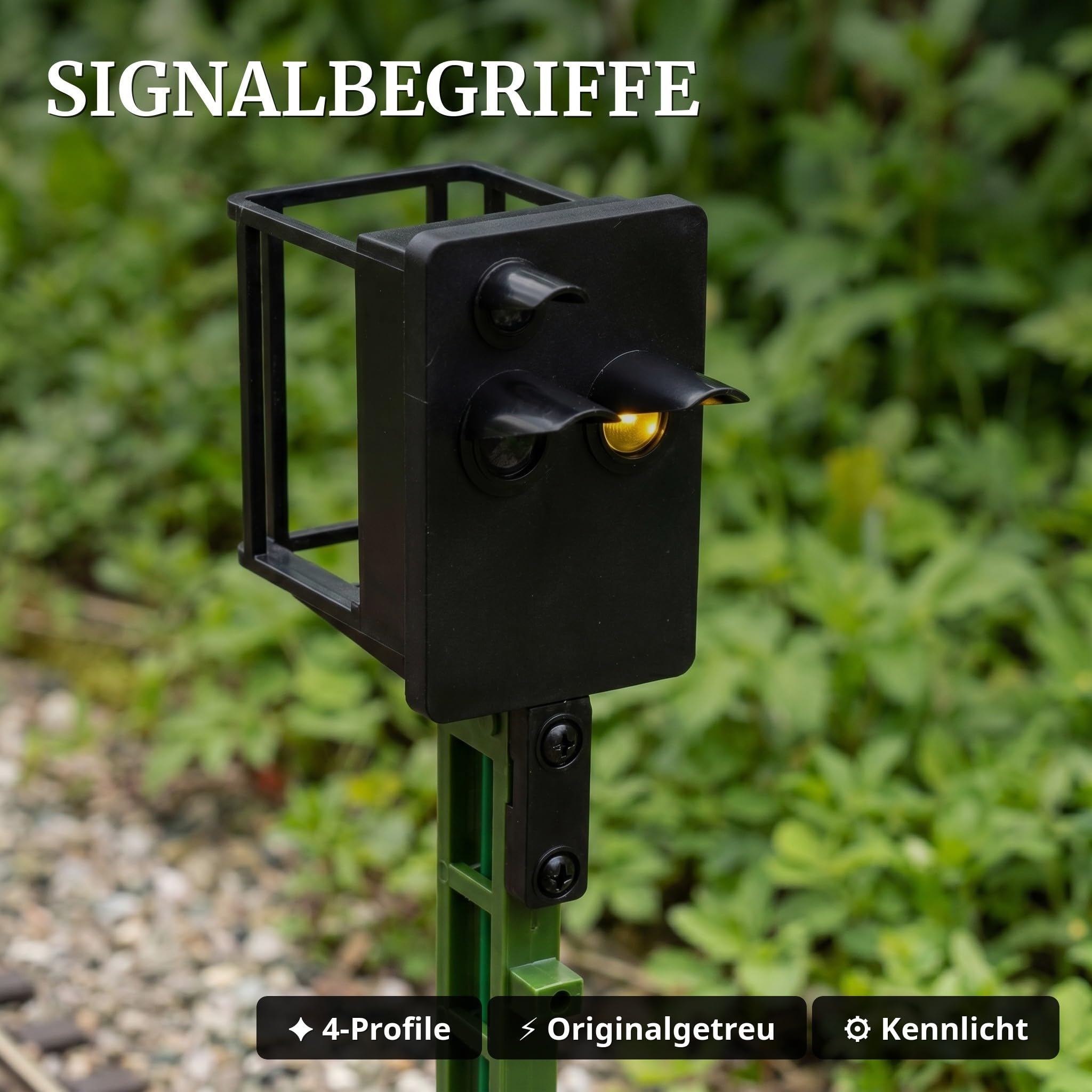 Lichtsignal Typ KS Vorsignal für Spur G analog / digital mit