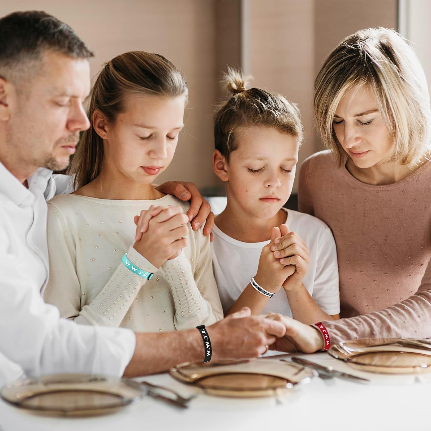 120 Pcs Webbing Bracelets What Would Jesus Do Bracelets Christian Gifts WWJD Braceletss Jesus You Christian Bracelet-s Bulk Adjustable Wristbands Colorful for Church Women Men Fundraisers - Image 6