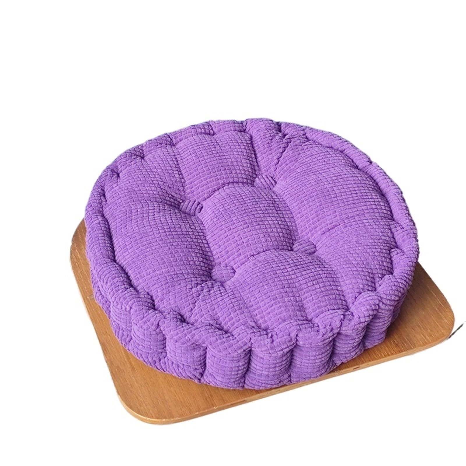 GIJMZY Thickened Corn Kernel-shaped Futon Cushion Tatami Office Chair Round Sofa(Color 2,45x45cm)