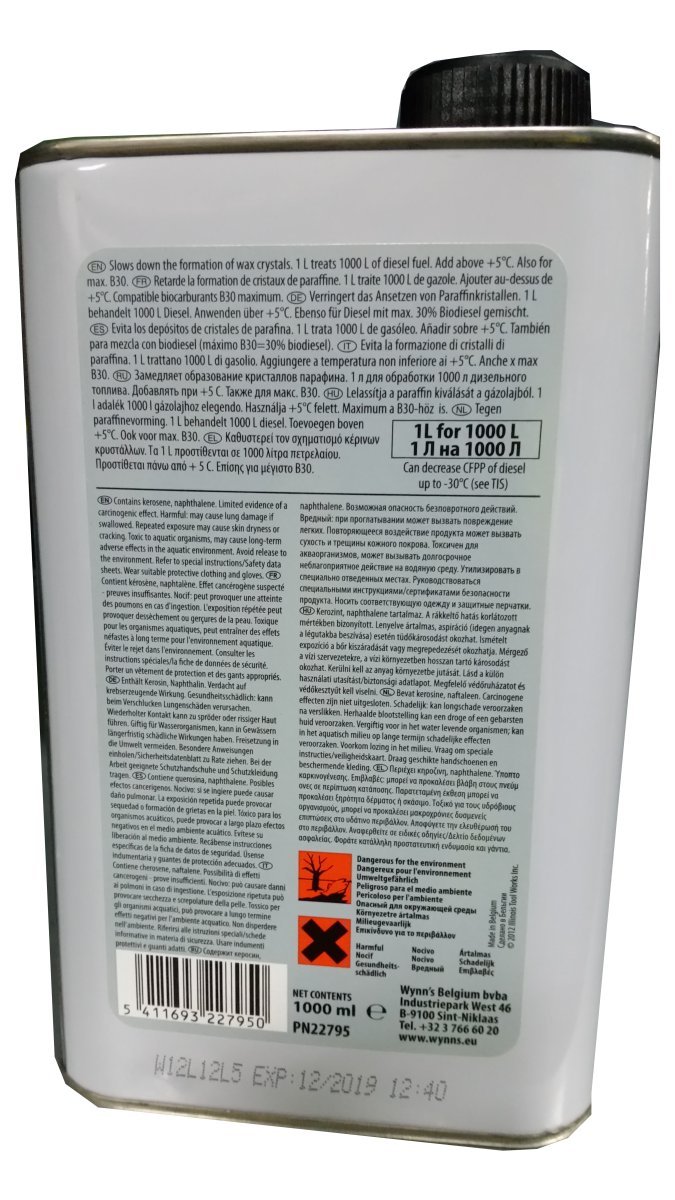 Krafft - Fluido ice proof for diesel wynns 1l