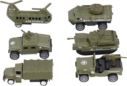 Miniatura 1 de Tnfeeon Modelo de coche militar, vehículo de camión de aleación, modelo de coche fuerte, para niños, adultos, niños y niñas