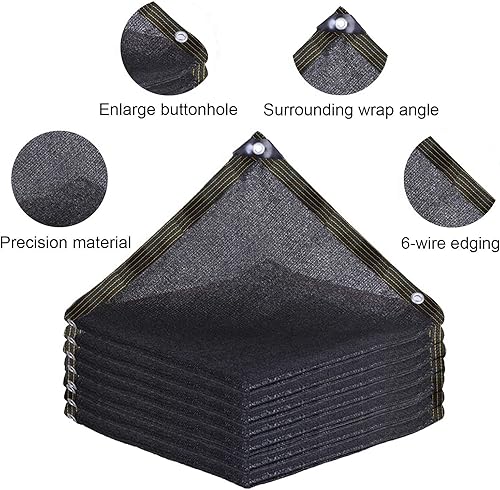 Miniatura 7 de Sun Shade Canopy, Outdoor Sun Shade Sails Canopy, Swimming Pool Sun Awning - 95% Sunshine Protection - Rectangle Shade Canopy Sunshine Block for