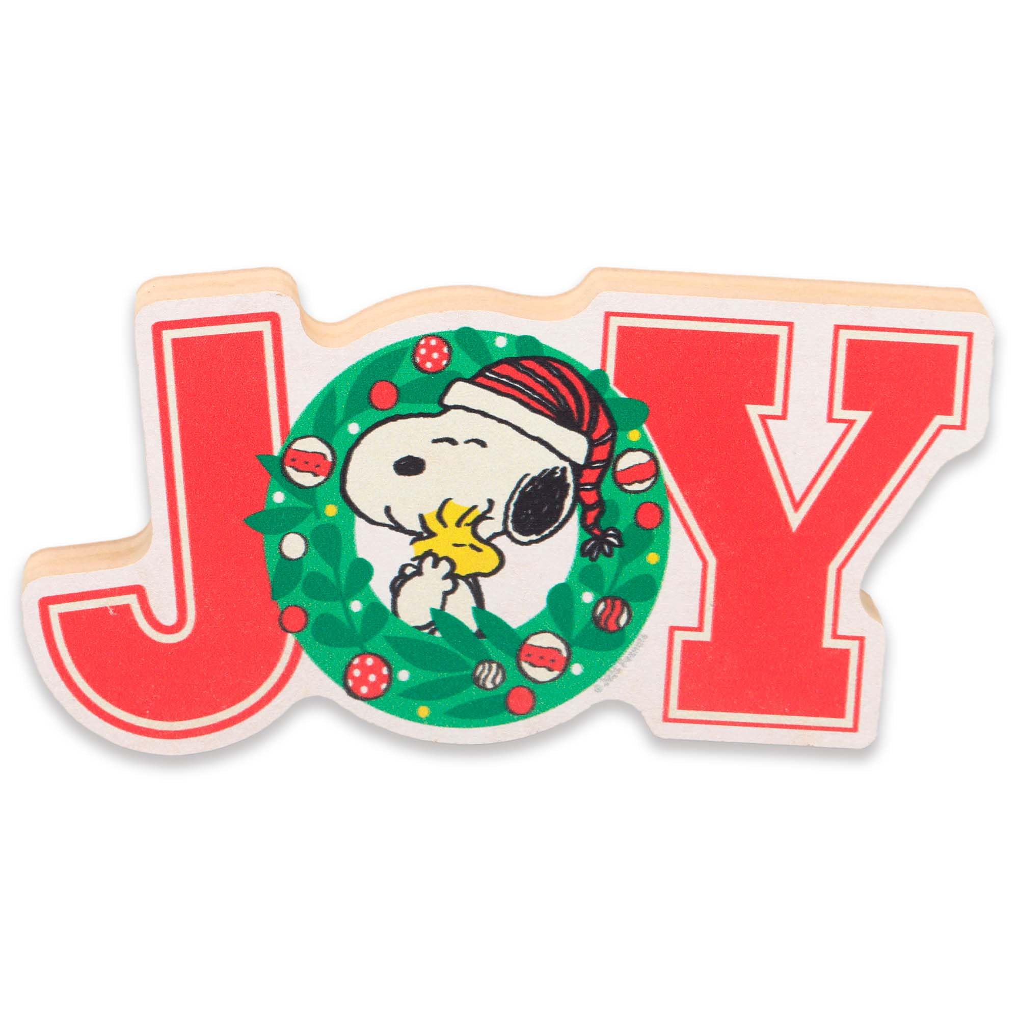 Amazon.com: Open Road Brands Peanuts Snoopy Joy Shelf Sitter Decor