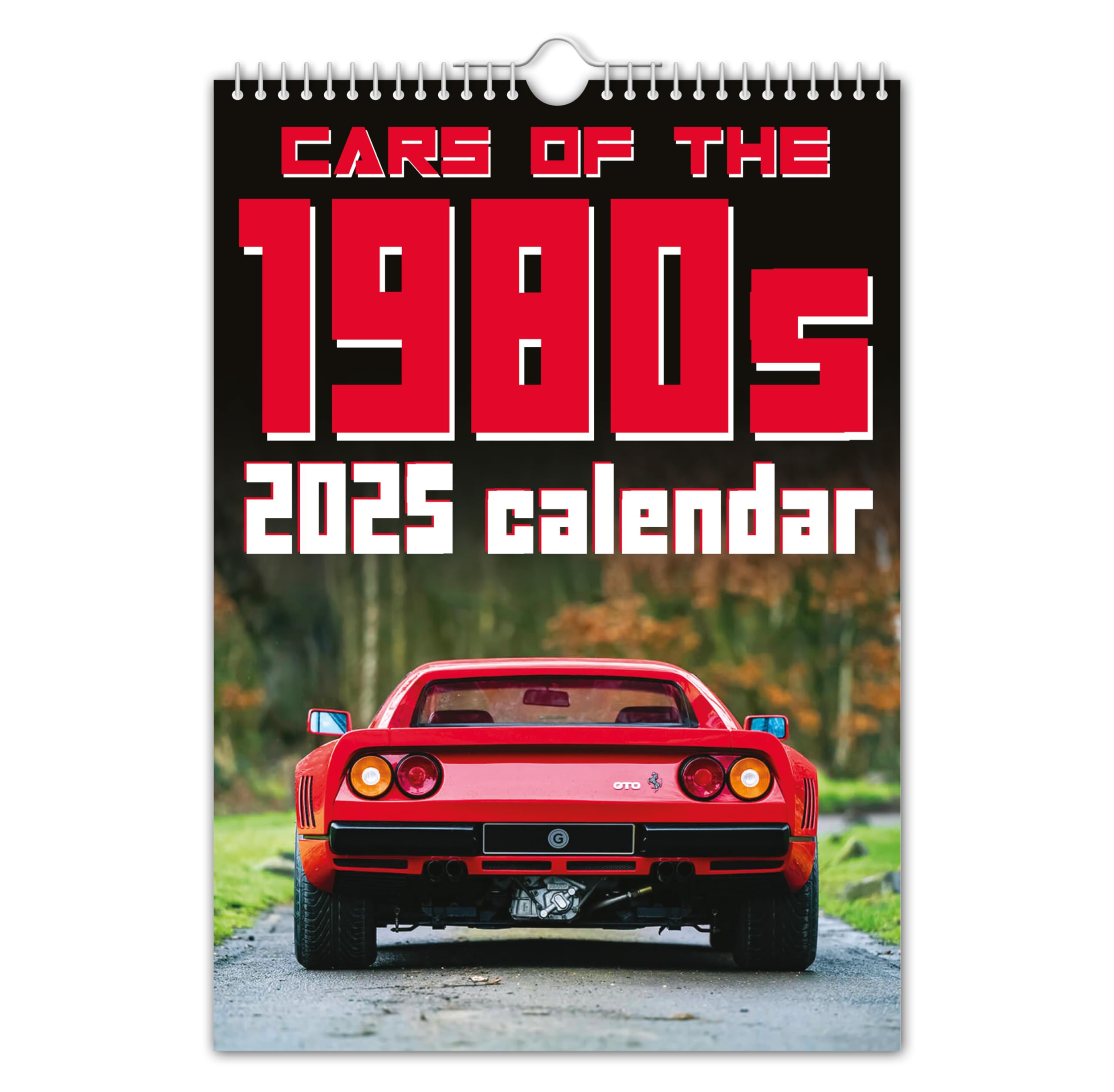 The Calendar King - Cars of the 1980's - 2026 Wall Calendar - A4 Wall Calendar/Christmas/Birthday/Gift Idea/Present/Novelty/Humour/Secret Santa/Year Planner/Office Gift