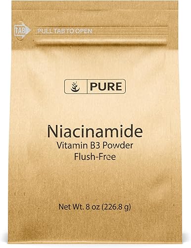 Vista 11 de Pure Original Ingredients Niacinamida (1 lb) Vitamina B3, Sin Enrojecimiento, Sin Gluten