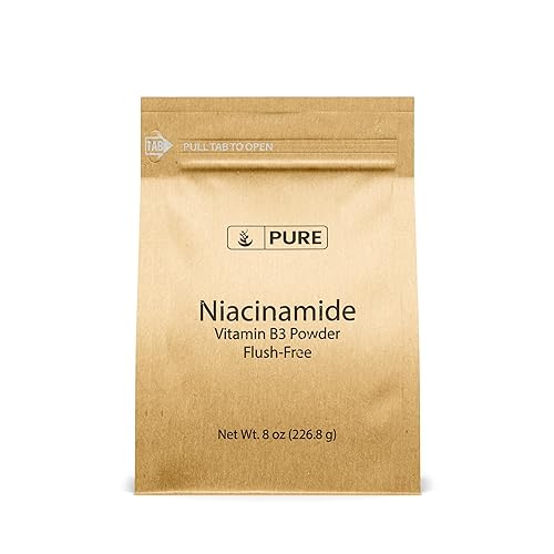 PURE ORIGINAL INGREDIENTS Niacinamide (8oz) Flush-Free Vitamin B3 Powder, Dietary