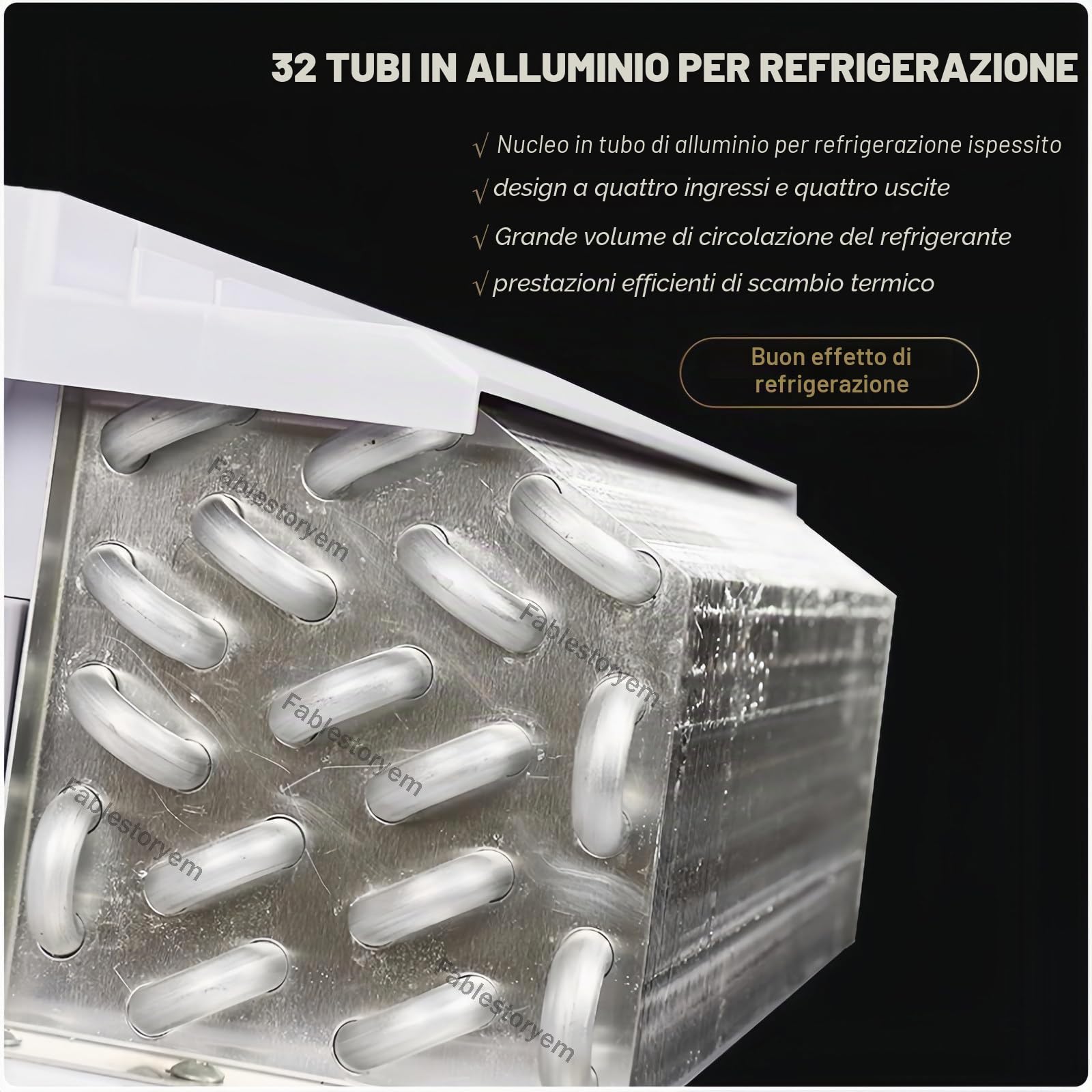Condizionatore d'aria DC portatile per camper e camion - Leggero, facile da installare, soluzione di raffreddamento ad alta efficienza energetica