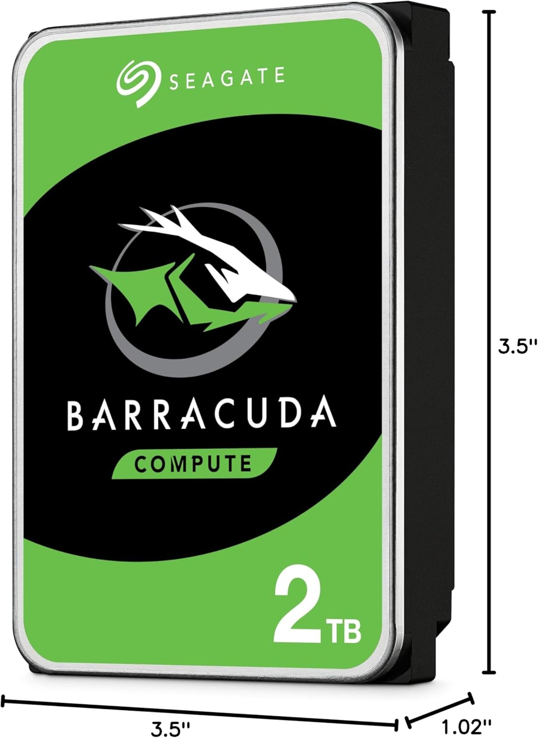 Seagate Barracuda 2TB Hard Drive Dimensions