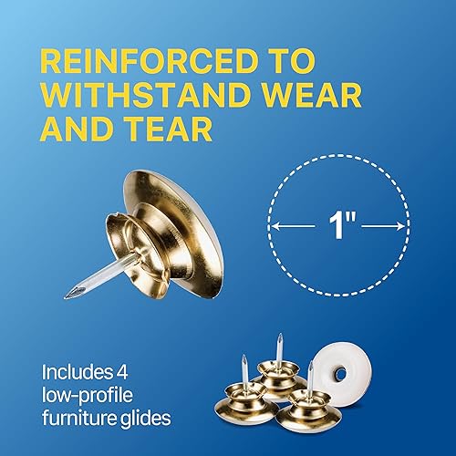 Miniatura 4 de Waxman Consumer Group 4606195N - Clavo giratorio de latón de 1 pulgada, 4 unidades (paquete de 1)