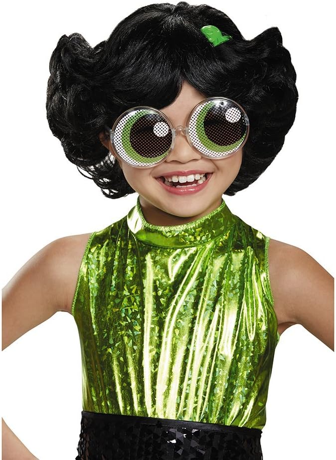 Buttercup Powerpuff Girls Wig, One Size Child
