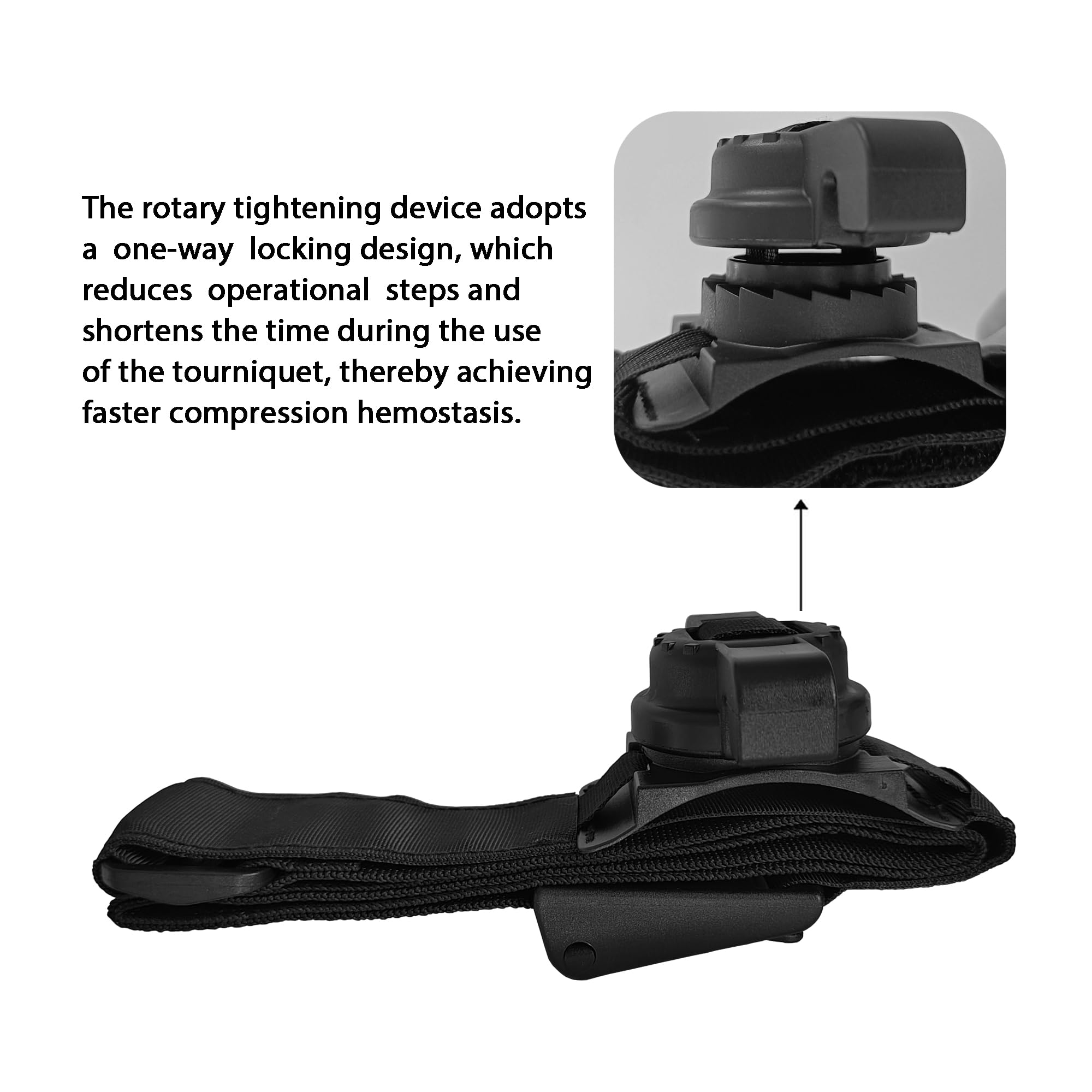 Ratcheting Emergency Tourniquet - Quick Release -6 Ratcheting Emergency Tourniquet - Quick Release -6