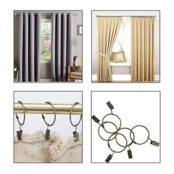 ✻専用✻　アンティーク ブロンズ 薔薇のカーテンリング 5個セット アンティーク ブロンズ 薔薇のカーテンリング 5個セット