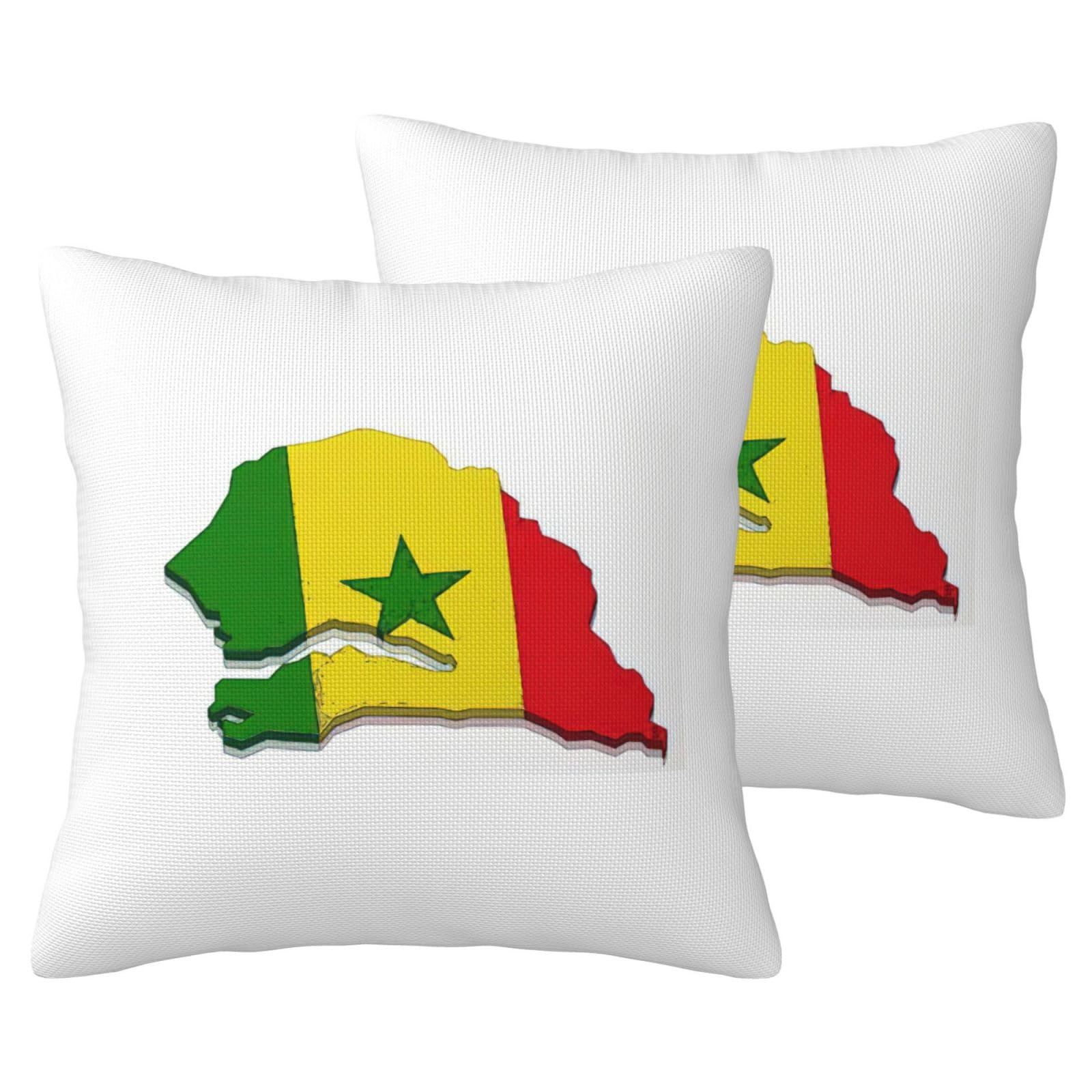 Housses de coussin motif Sénégal de qualité supérieure pour décoration de lit de luxe