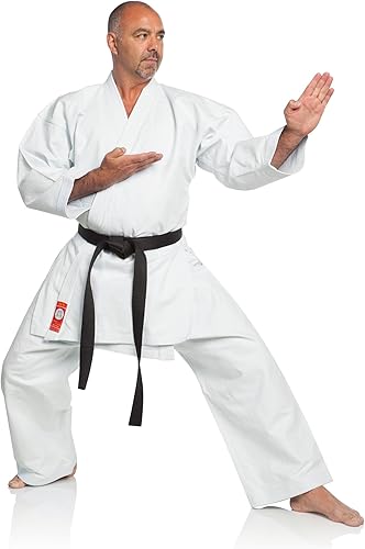 Miniatura 5 de Ronin Shiai Red Label - Karate Gi pesado -14oz lienzo cepillado corte torneo diseñado profesionalmente uniforme de artes marciales