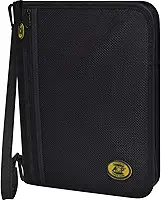 Acp 918, Fichário com Zipper e Alça Teen, Preto