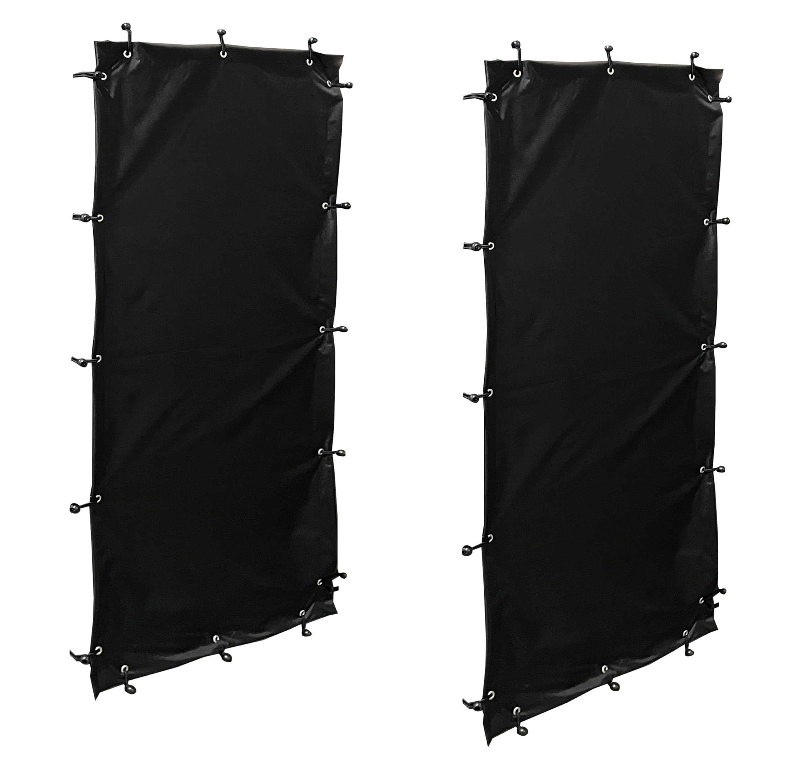 QUICK STAR Set di protezione dalle intemperie, 66 x 148 cm, 2 lati per mensole per legna da ardere, 70 x 185 cm