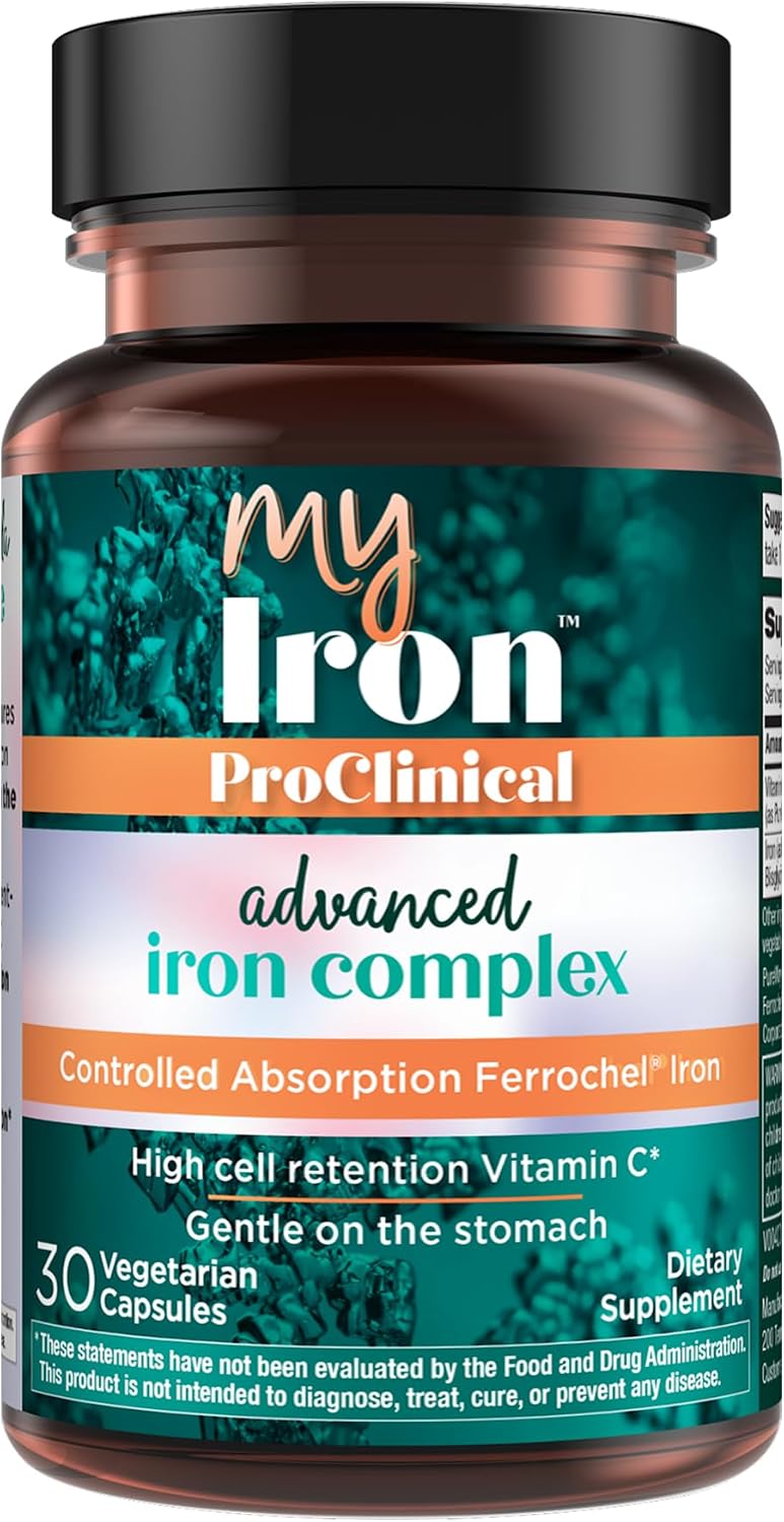 Purity Products MyIron -Iron (Ferrous Bisglycinate Chelelate) Supplement
