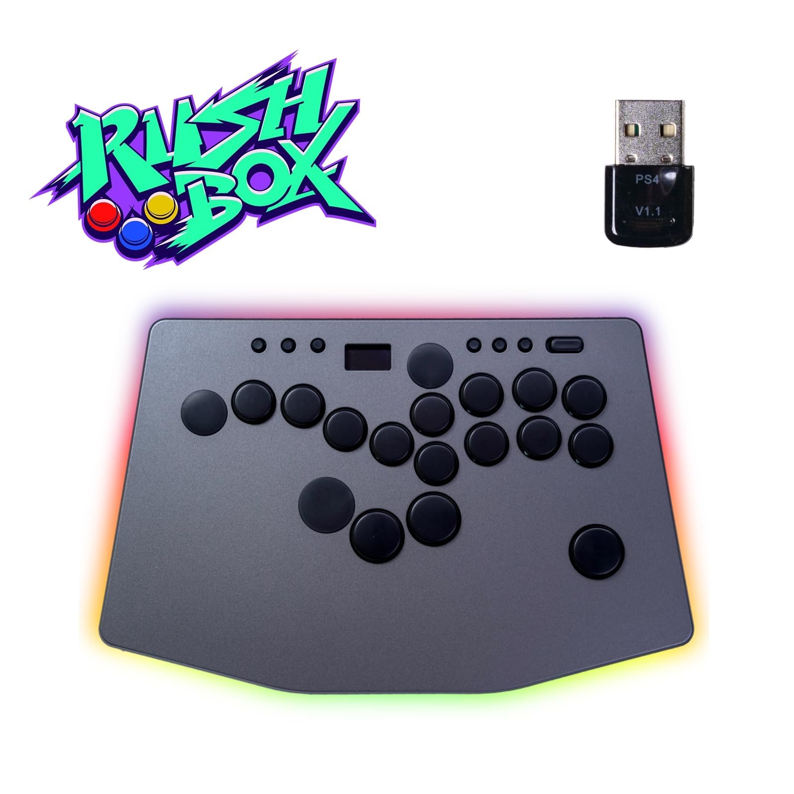 Rushbox Lite2 レバーレスコントローラー ラッシュボックス ライト2 Rushbox 2（ラッシュボックス）｜カスタマイズ自在レバーレスアケコン