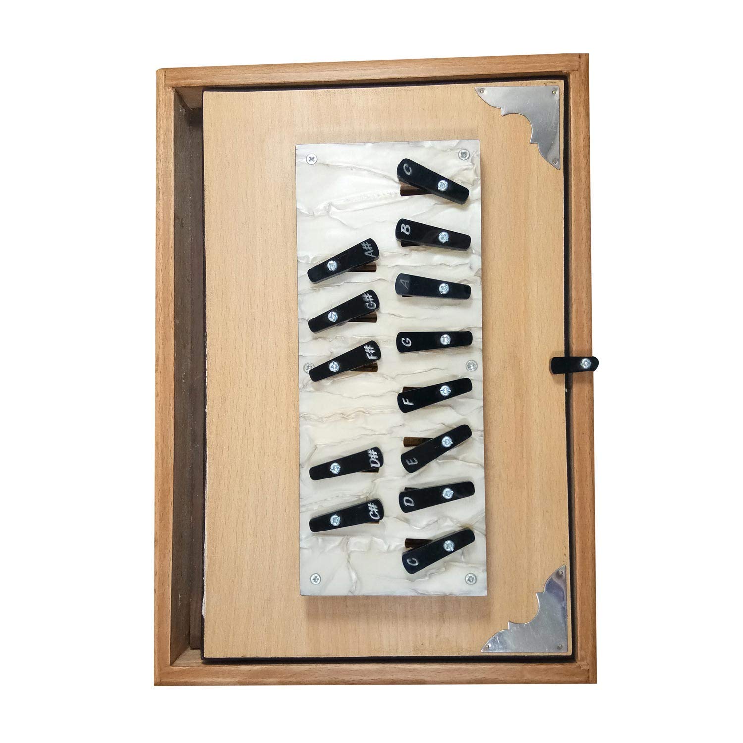 Professional Handmade Wood Shruti Box with Bag (Cream) shruthi box radel,shruthi box pedal,Shruthi Indian Musical Instrument,shruti box music,indian shruti box shruti box