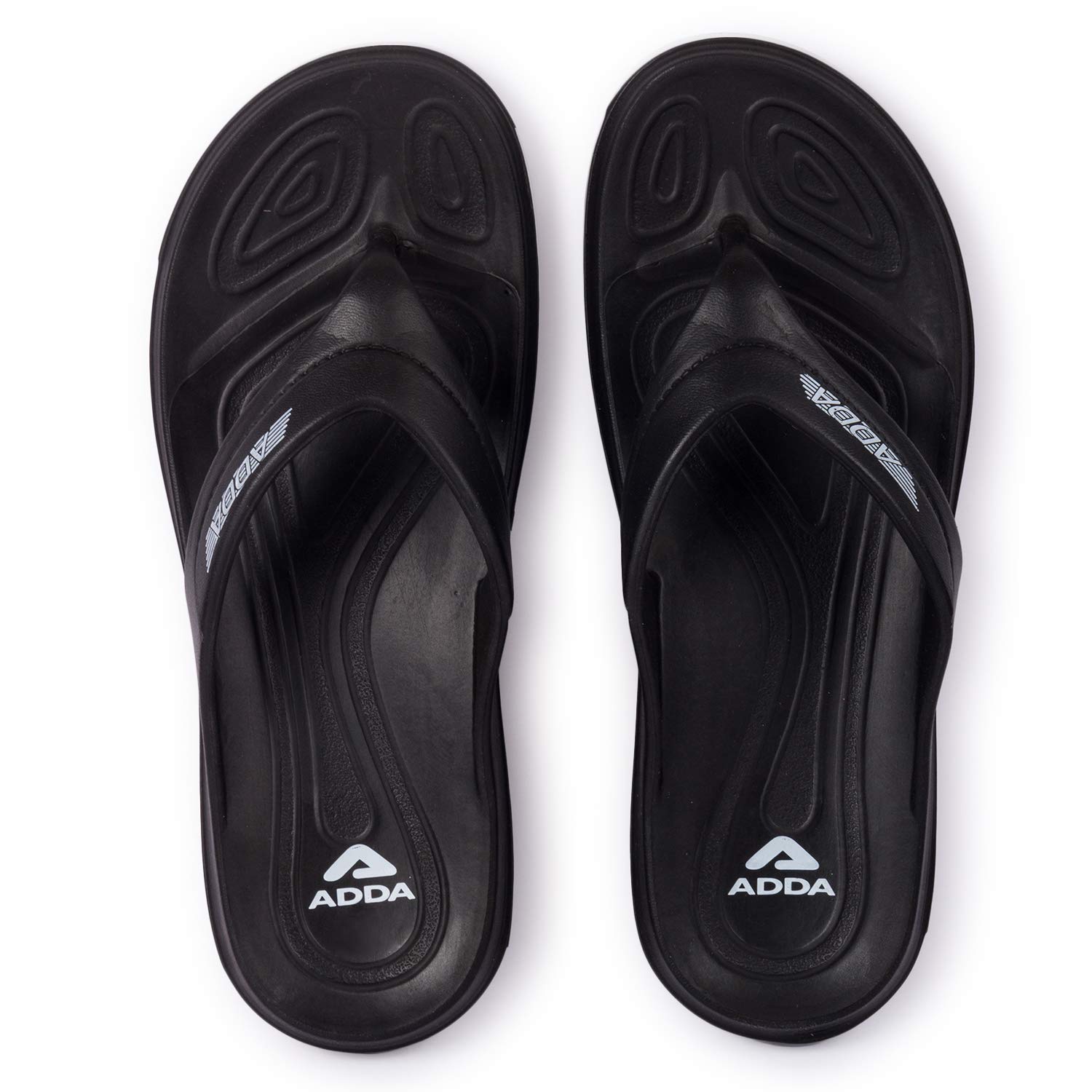 ADDA (LABEL) mens Flip Flop Black::Grey 8 UK (B085DL3LY3) Amazon Price History, Amazon Price Tracker