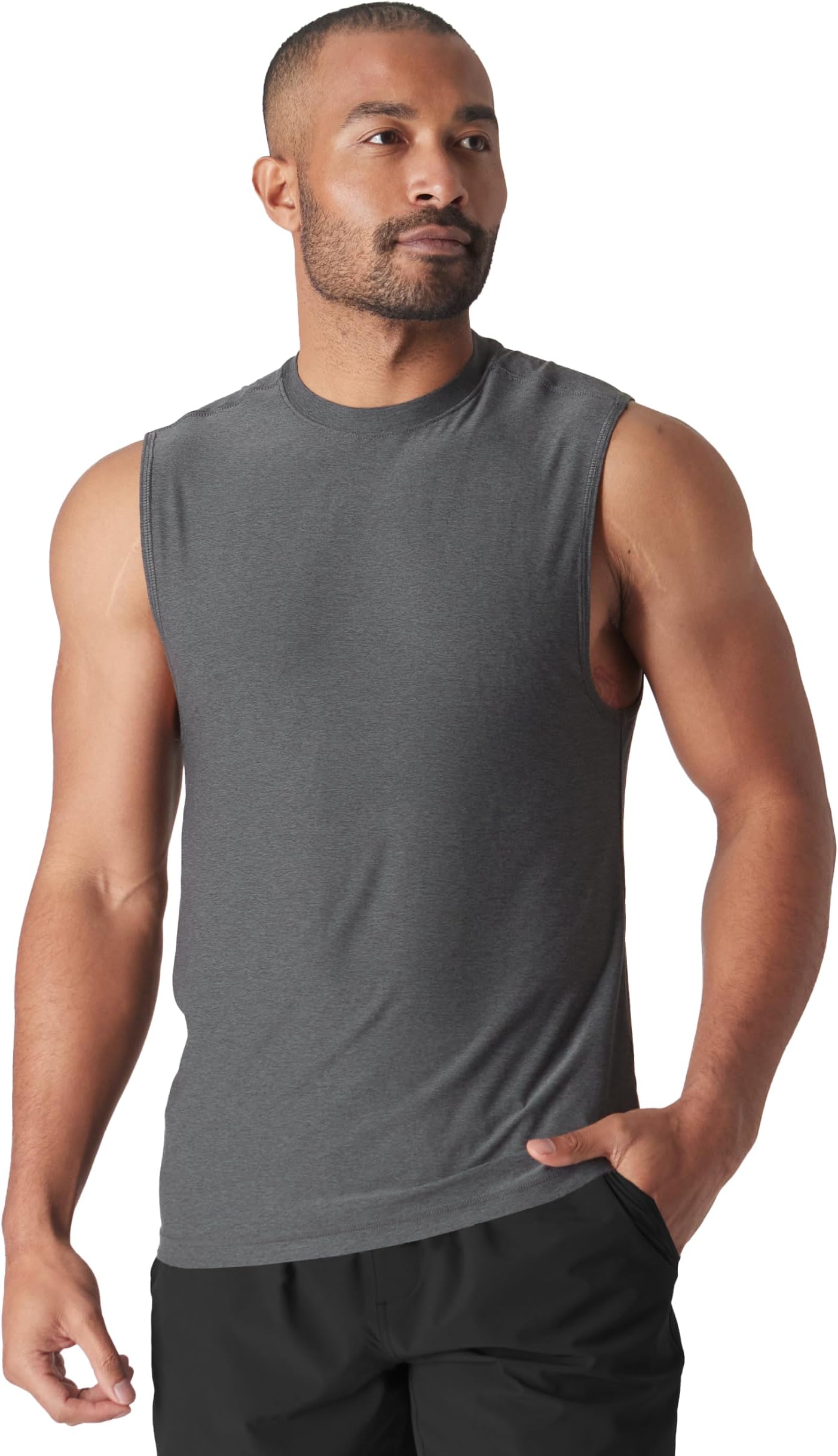 True Classic Workout Shirts for Men – Mens Shirts & Muscle Shirt for Men, Gym Shirts, Tank Tops Men and Athletic Base Layer