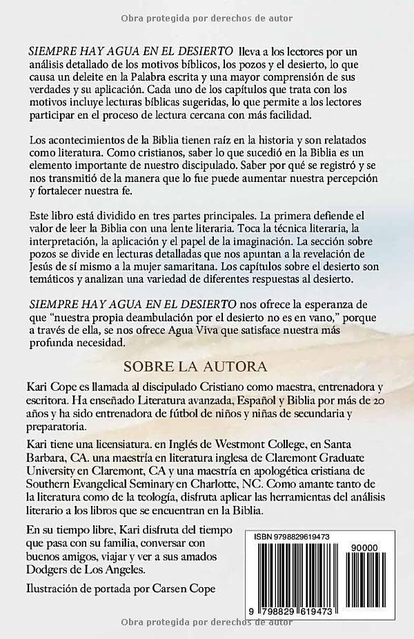 Miniatura 2 de Siempre Hay Agua en el Desierto La Presencia de Dios Revelada por los Pozos y los Desiertos de la Biblia (Spanish Edition)